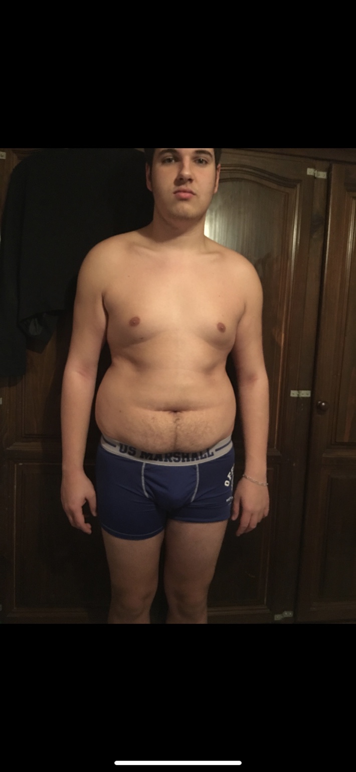 Physique avant transformation